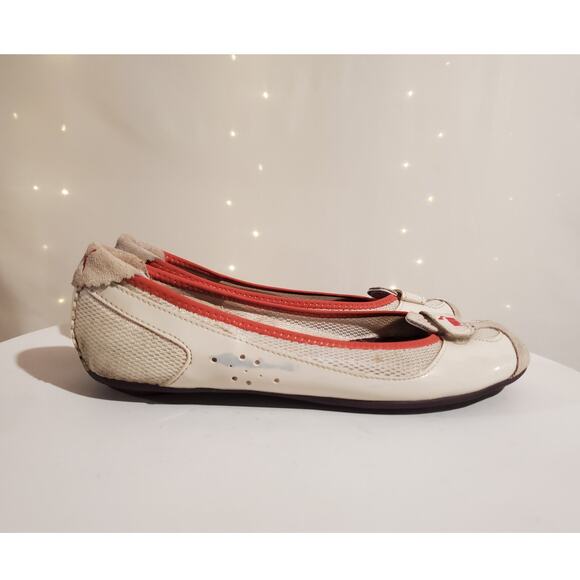 Vintage Y2K Puma Zandy Suede Vinyl Ballet Flats Womens Size 7 Sneaker Shoes Rare - Picture 4 of 8